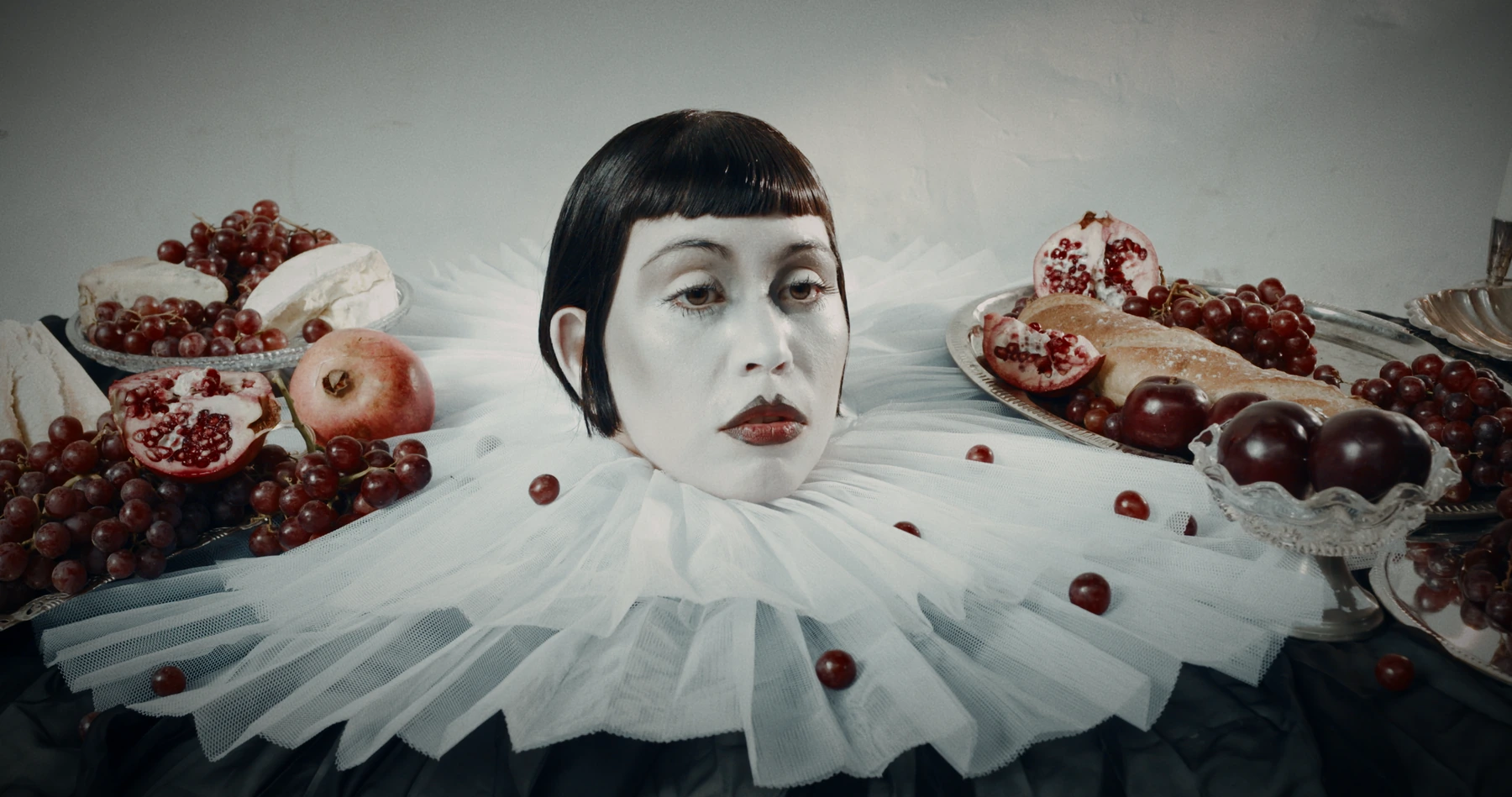 Still 01 from Hellion, an upcoming short fashion film.